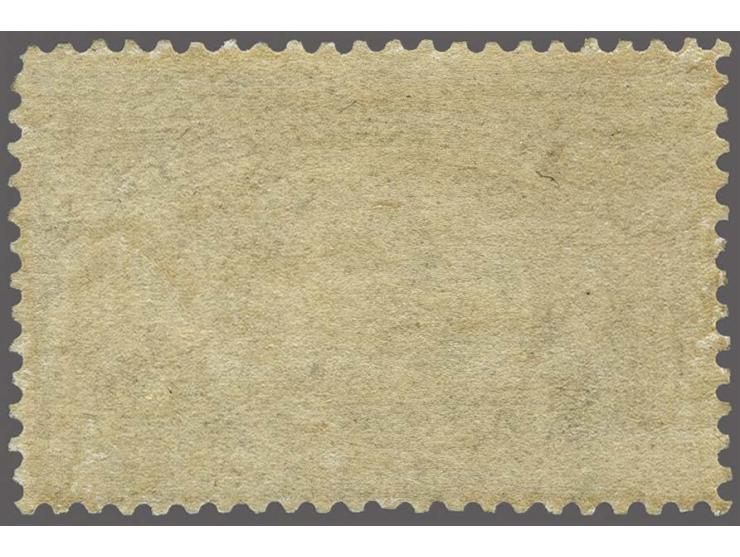 Columbus 5 dollars black, faults (regummed and reperforated at bottom), cat.v. $ 1150
