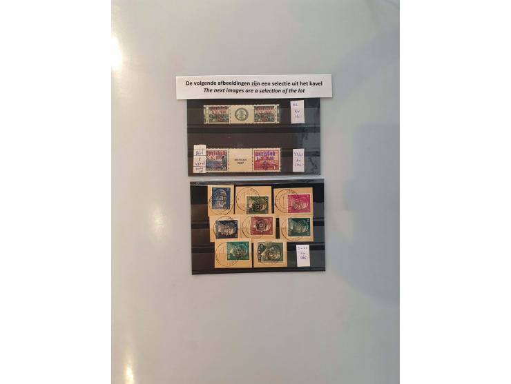 and Local issues 1945, Occupation WWII, used and */** including forgeries better items and sets on stockcards in box
