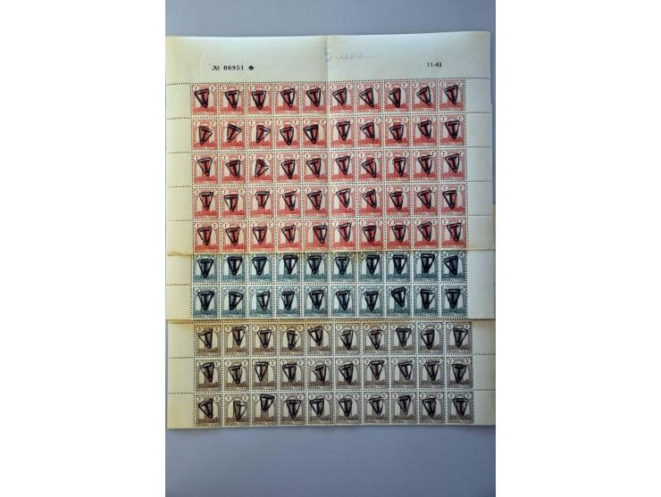 including Morocco Maury nos. 212, 216 and 221 with T overprints in sheet parts, Austria and German Empire
