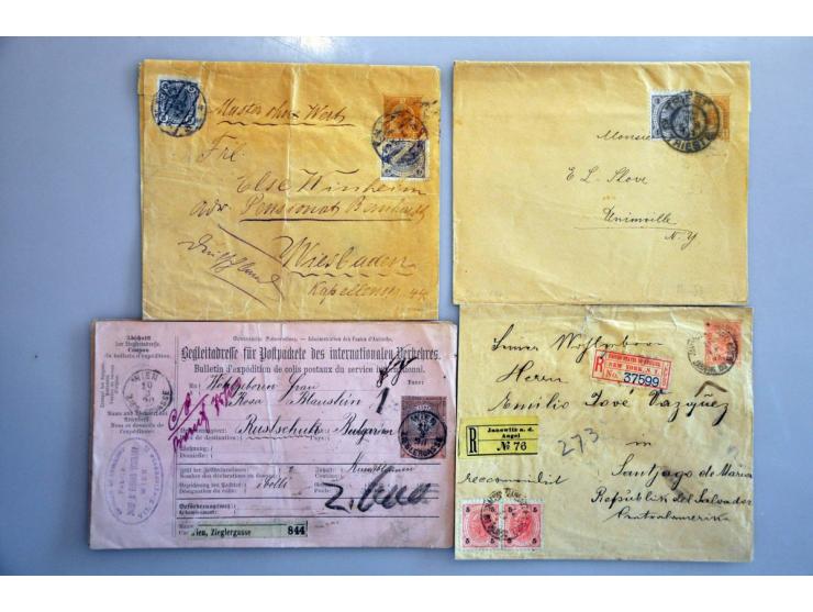 about 40 19th century covers/postal stationery including many better items