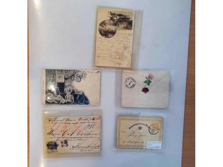about 40 19th century covers/postal stationery including many better items