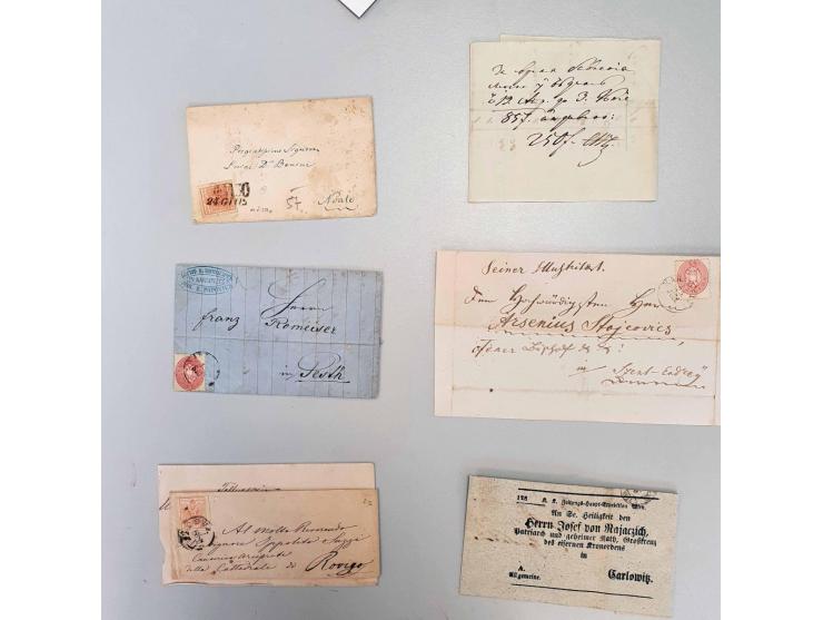 and Lombardy Venetia, about 45 classic covers including stampless