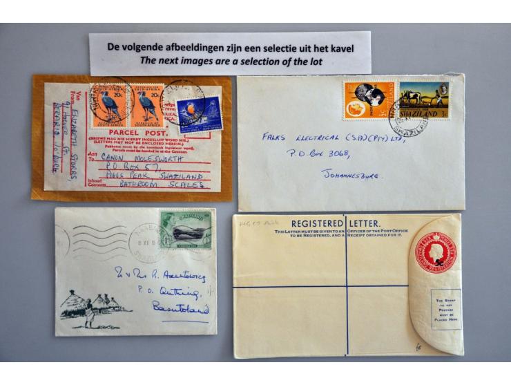 covers QE II period including some postmarks (totally approx. 70 ex.)