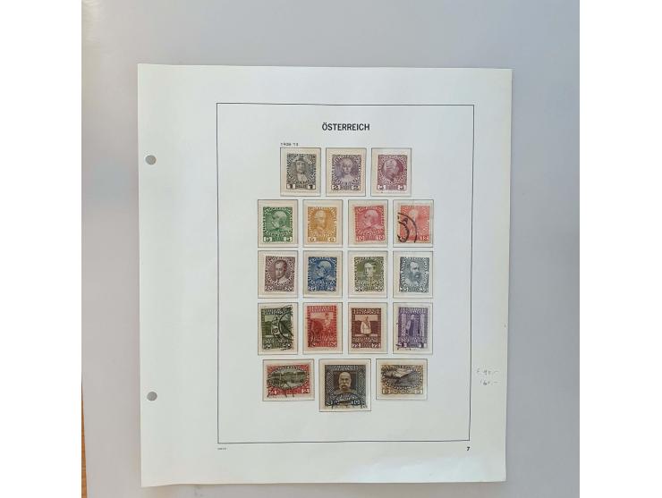 collection 1850-1983 used and */** with better material a.o. Rotary and Birds ** in Davo album