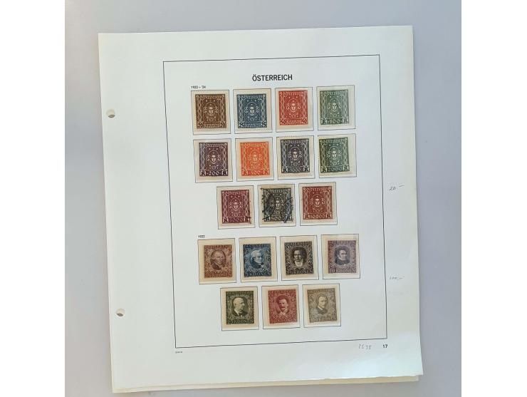 collection 1850-1983 used and */** with better material a.o. Rotary and Birds ** in Davo album