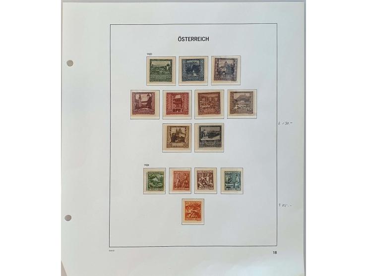collection 1850-1983 used and */** with better material a.o. Rotary and Birds ** in Davo album