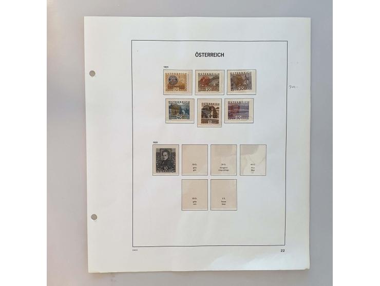 collection 1850-1983 used and */** with better material a.o. Rotary and Birds ** in Davo album