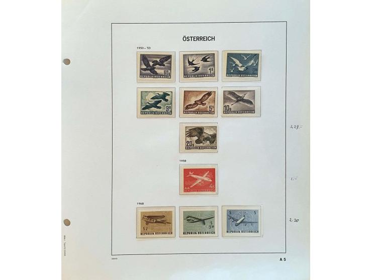 collection 1850-1983 used and */** with better material a.o. Rotary and Birds ** in Davo album