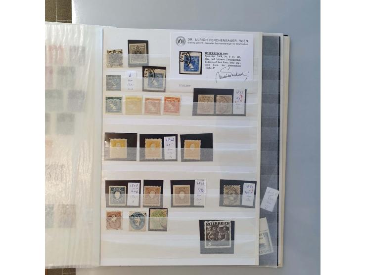 including better classics, Levant, Feldpost, Local issues etc. in 4 stockbooks and folder
