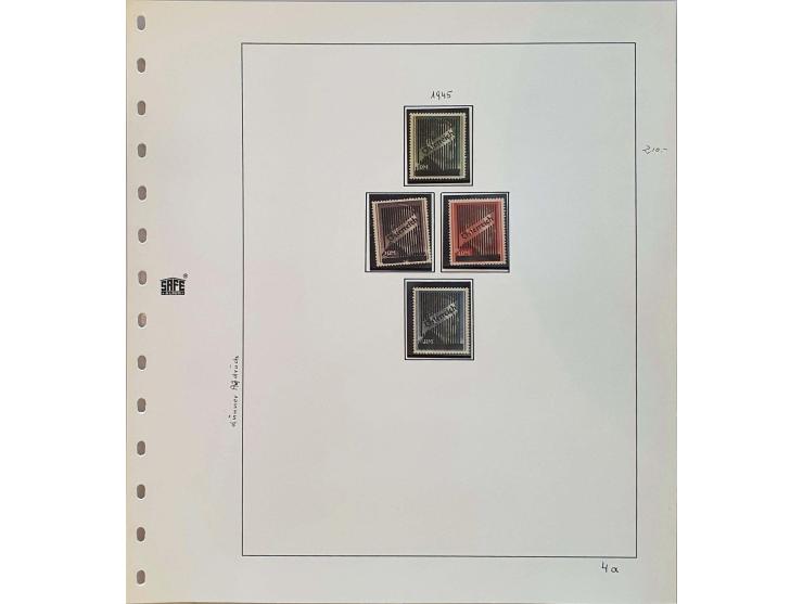specialized collection 1945-1979 */** with a.o. Hitler overprints (including Leibnitz issue, no guarantee), Birds, constant e