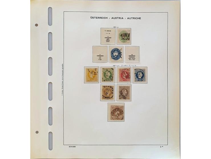 collection 1850-2001 mainly */** in 2 Schaubek binders
