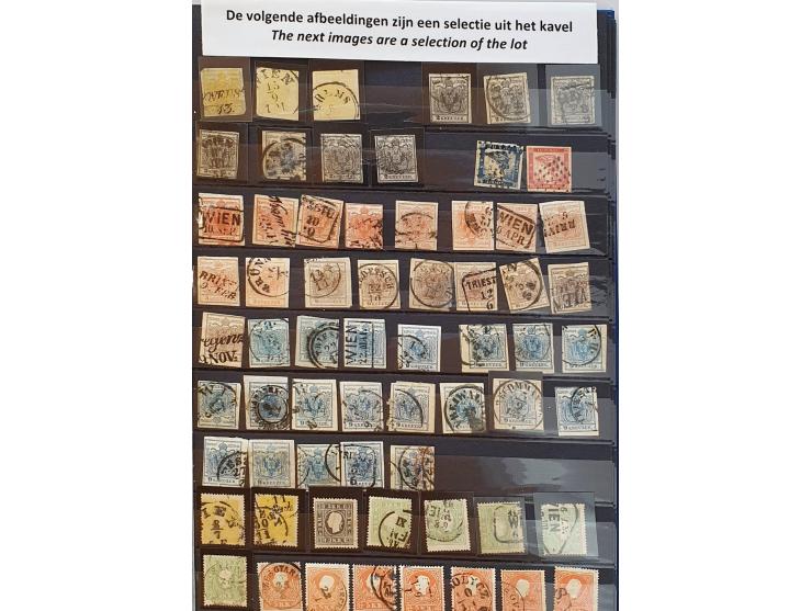 used stock starting 1850 in stockbook