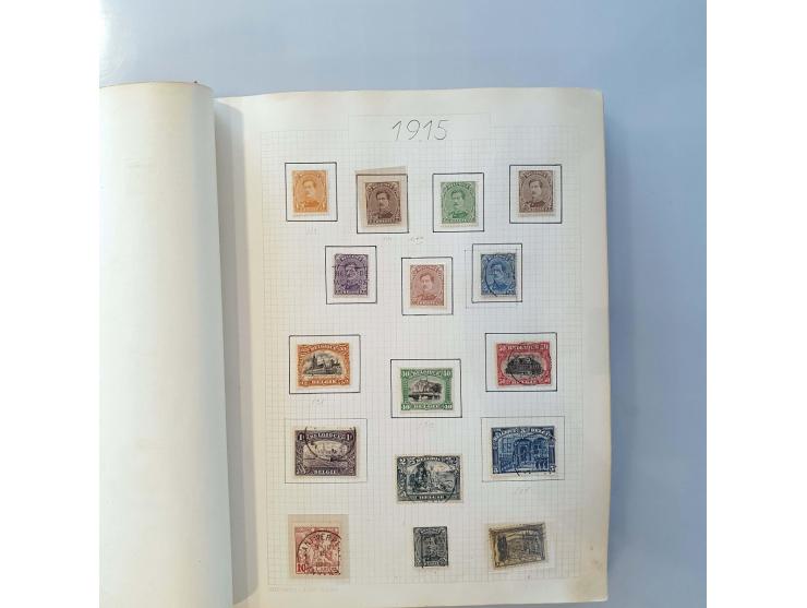 gestempeld en */**  met veel betere ex. en series (zie witte map) w.b. 2x nr. 37 etc. in map, 5 albums en 3 insteekboeken
