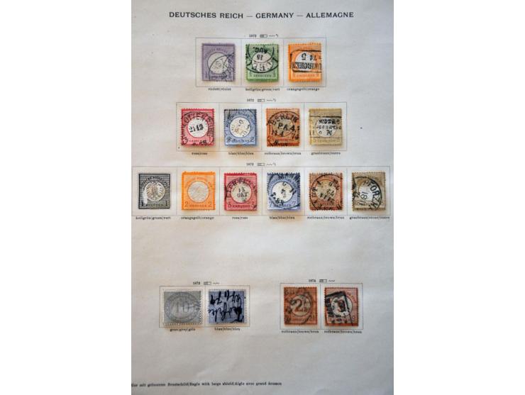 collection used and * with better material including Zeppelins, Wagner etc. in Schaubek binder