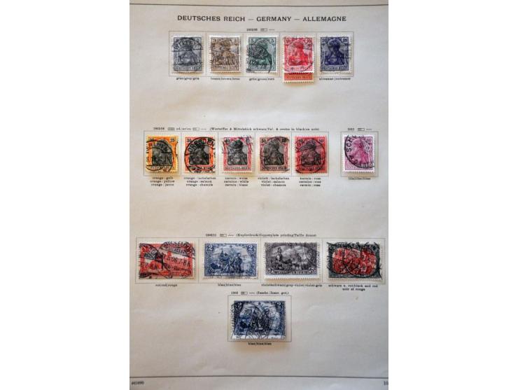collection used and * with better material including Zeppelins, Wagner etc. in Schaubek binder
