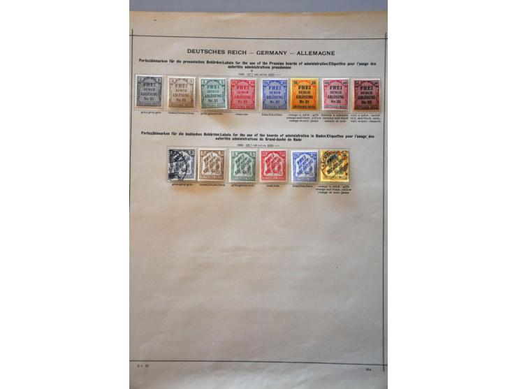 collection used and * with better material including Zeppelins, Wagner etc. in Schaubek binder