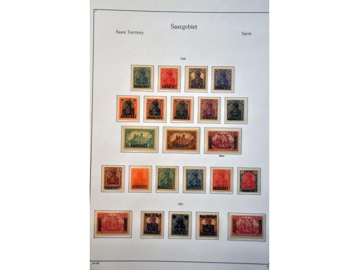 collection 1920-1959 mainly */** with many better stamps and sets including no. 30 signed Burger BPP, Flood Relief minisheets