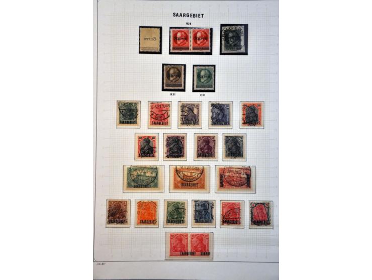 collection 1920-1959 mainly */** with many better stamps and sets including no. 30 signed Burger BPP, Flood Relief minisheets