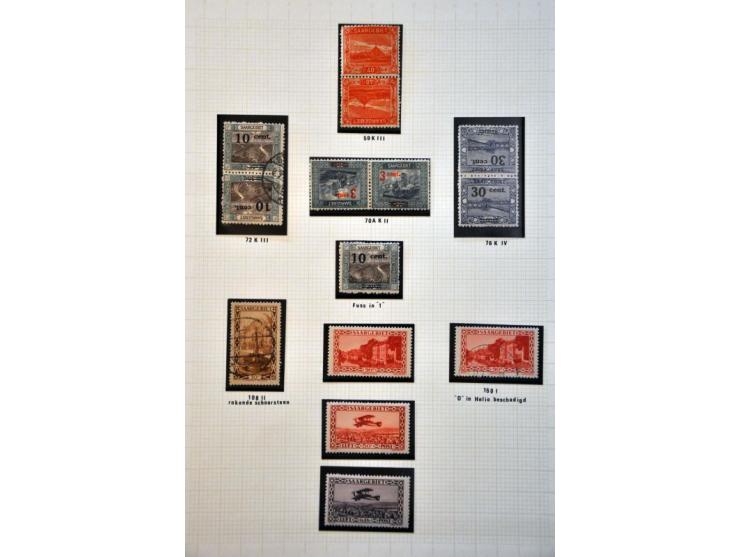 collection 1920-1959 mainly */** with many better stamps and sets including no. 30 signed Burger BPP, Flood Relief minisheets