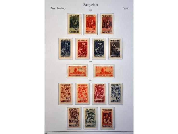 collection 1920-1959 mainly */** with many better stamps and sets including no. 30 signed Burger BPP, Flood Relief minisheets