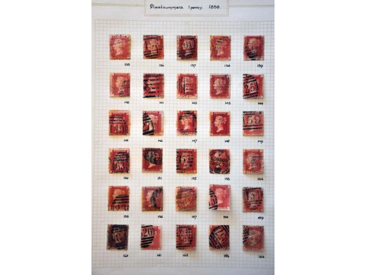 collection 1840-1965 mainly used, including many better ex. (Mulready letter sheets 1d. and 2d. both unused, penny black 6x, 