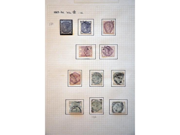 collection 1840-1965 mainly used, including many better ex. (Mulready letter sheets 1d. and 2d. both unused, penny black 6x, 