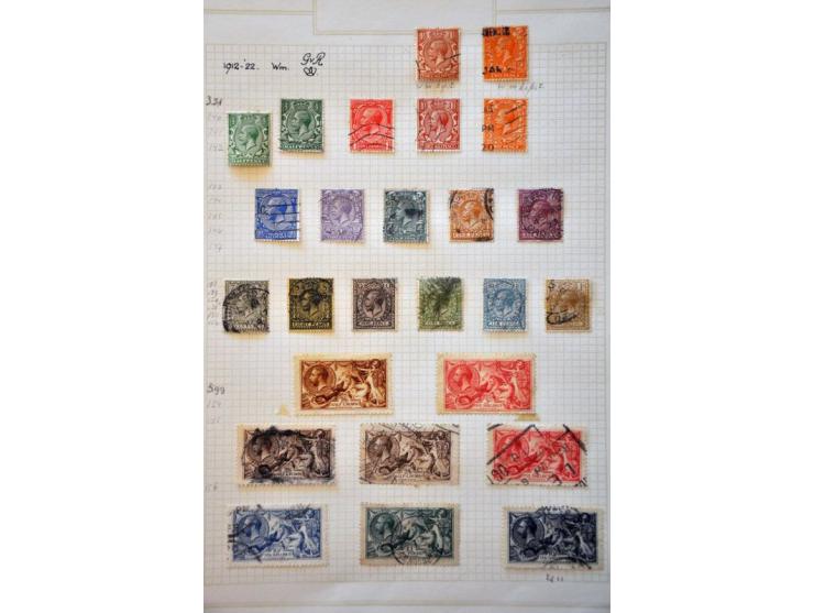 collection 1840-1965 mainly used, including many better ex. (Mulready letter sheets 1d. and 2d. both unused, penny black 6x, 