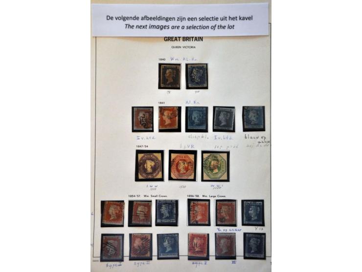 collection 1840-1983 used later */** with many better ex. (SG 55, 57, 60, 127 pl 2, 121,128,134,135, 185, 212 Specimen), post