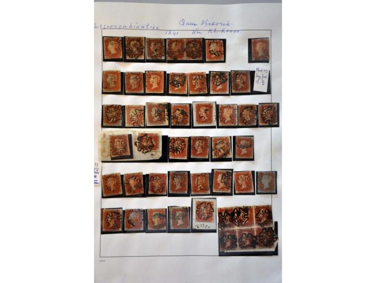 collection 1840-1983 used later */** with many better ex. (SG 55, 57, 60, 127 pl 2, 121,128,134,135, 185, 212 Specimen), post