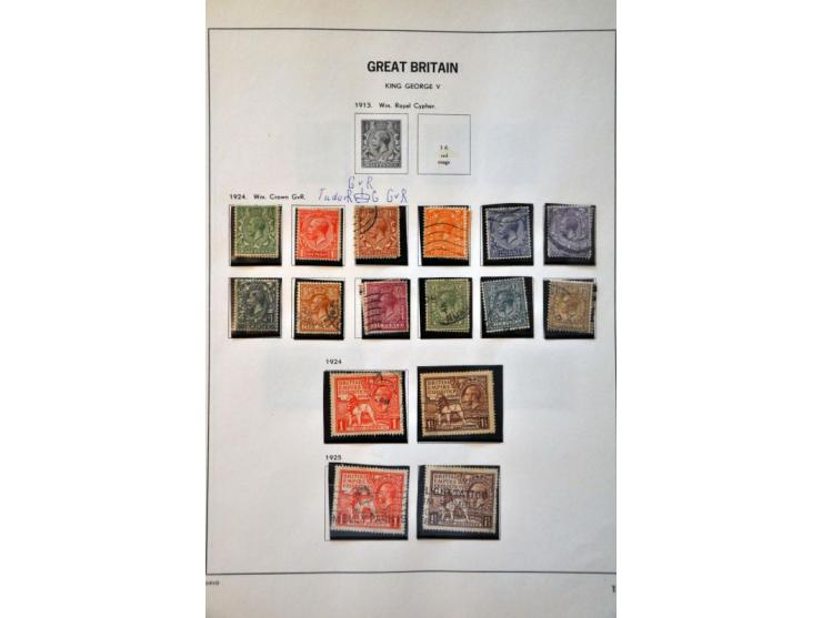 collection 1840-1983 used later */** with many better ex. (SG 55, 57, 60, 127 pl 2, 121,128,134,135, 185, 212 Specimen), post