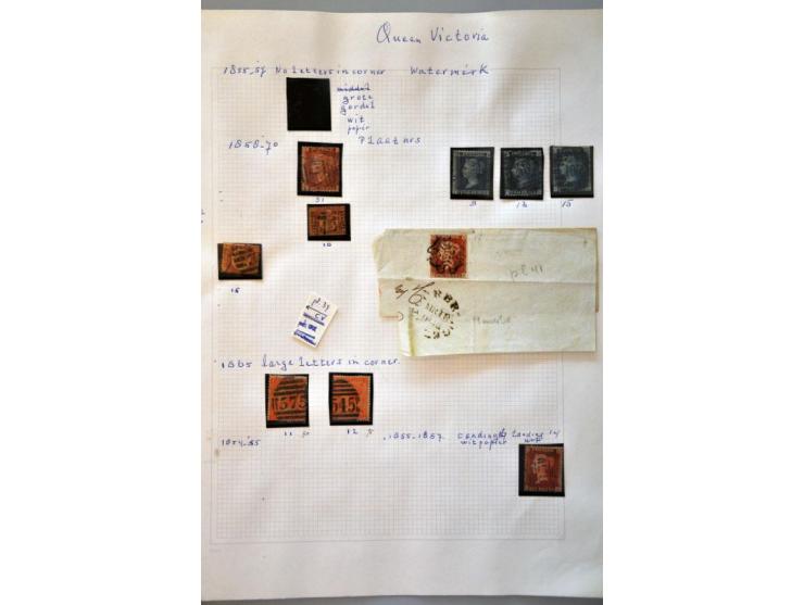 collection 1840-1983 used later */** with many better ex. (SG 55, 57, 60, 127 pl 2, 121,128,134,135, 185, 212 Specimen), post