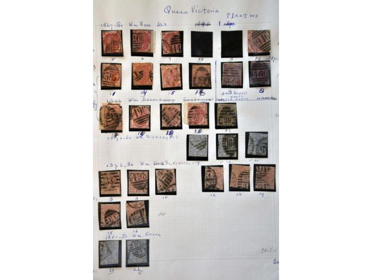 collection 1840-1983 used later */** with many better ex. (SG 55, 57, 60, 127 pl 2, 121,128,134,135, 185, 212 Specimen), post