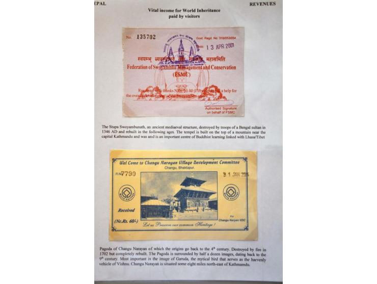 remainder of the collection with revenue documentary stamps, message from supreme court (1927) etc.