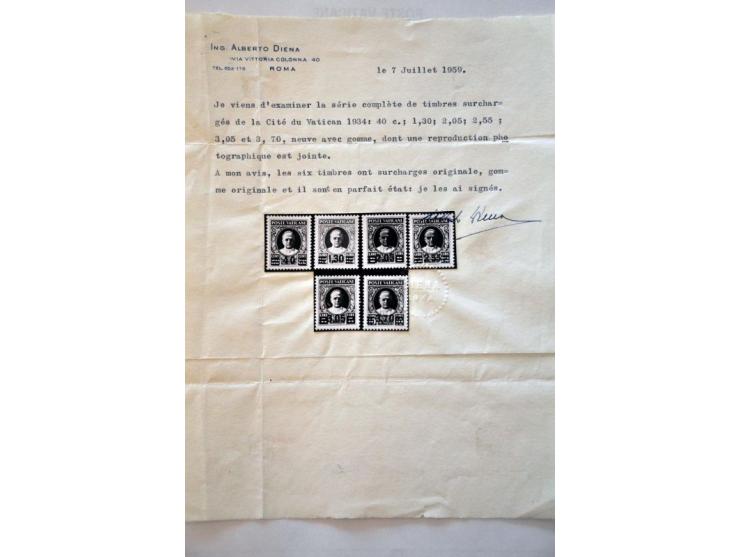 collection 1929-2019 * and from 1946 **, complete including Provisorio set (with Alberto Diena certificate and signed Bolaffi