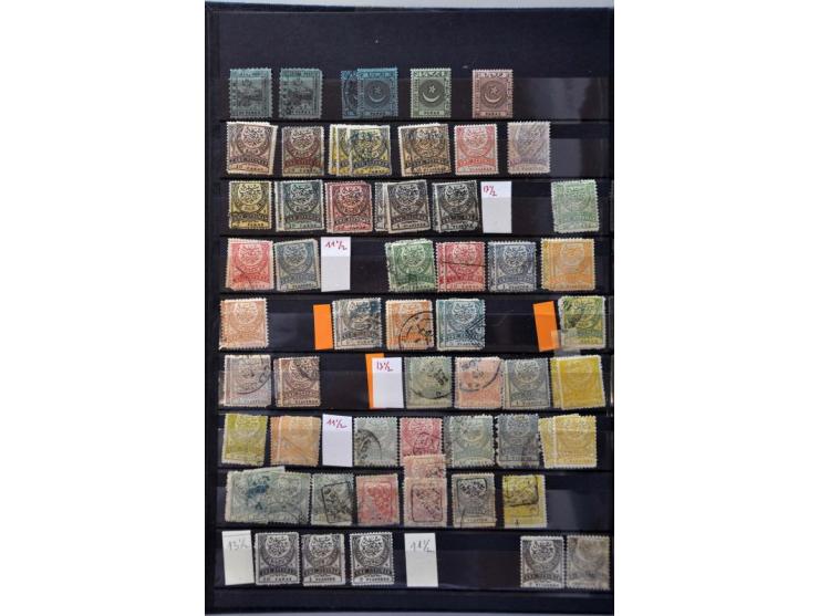 collection from 1863 onwards with better ex. and sets (Mi. 245 Sultan Mehmed V used), British occupation Iraq, 1331 overprint