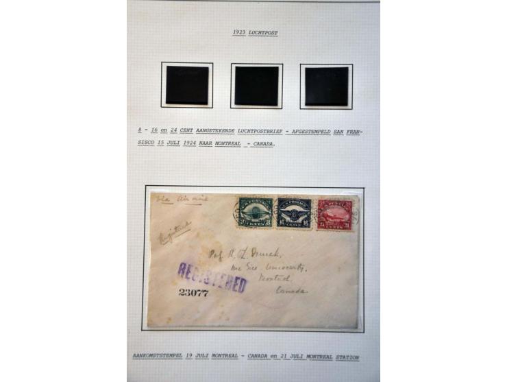 covers including fdc's and better Airmail in 2 albums