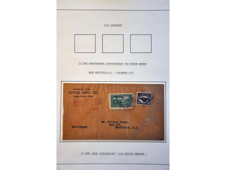 covers including fdc's and better Airmail in 2 albums