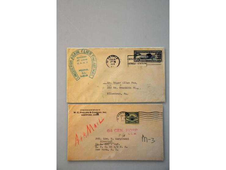 covers including fdc's and better Airmail in 2 albums