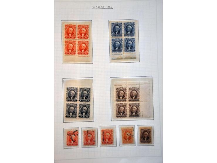 highly specialized collection 1856-1968 collected both used and */** with many better stamps and sets, province overprints, l