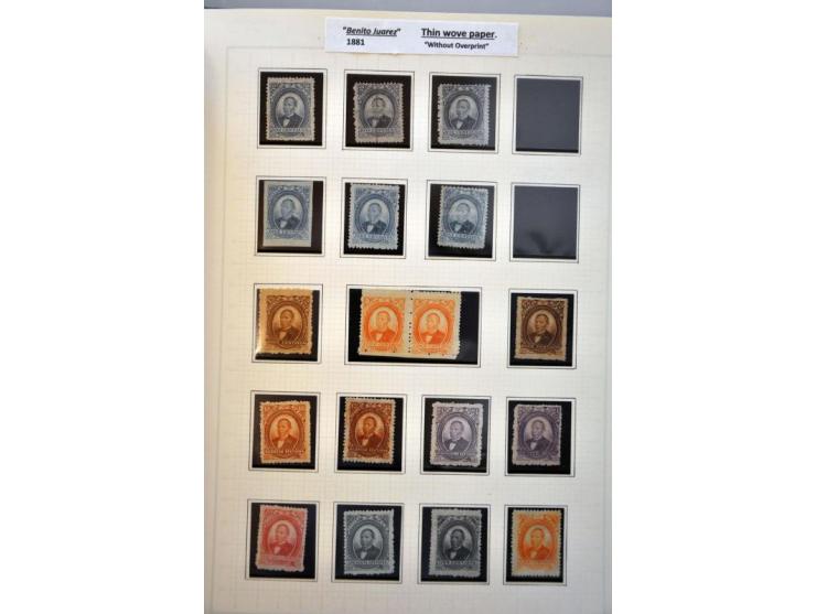 highly specialized collection 1856-1968 collected both used and */** with many better stamps and sets, province overprints, l