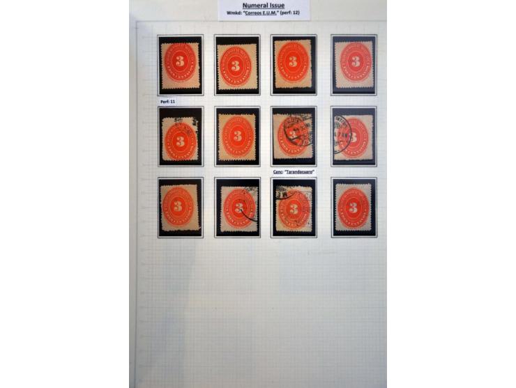 highly specialized collection 1856-1968 collected both used and */** with many better stamps and sets, province overprints, l