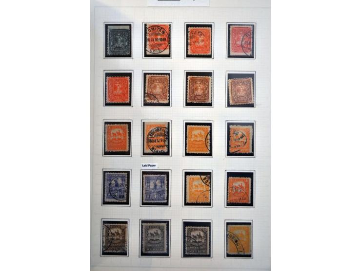 highly specialized collection 1856-1968 collected both used and */** with many better stamps and sets, province overprints, l