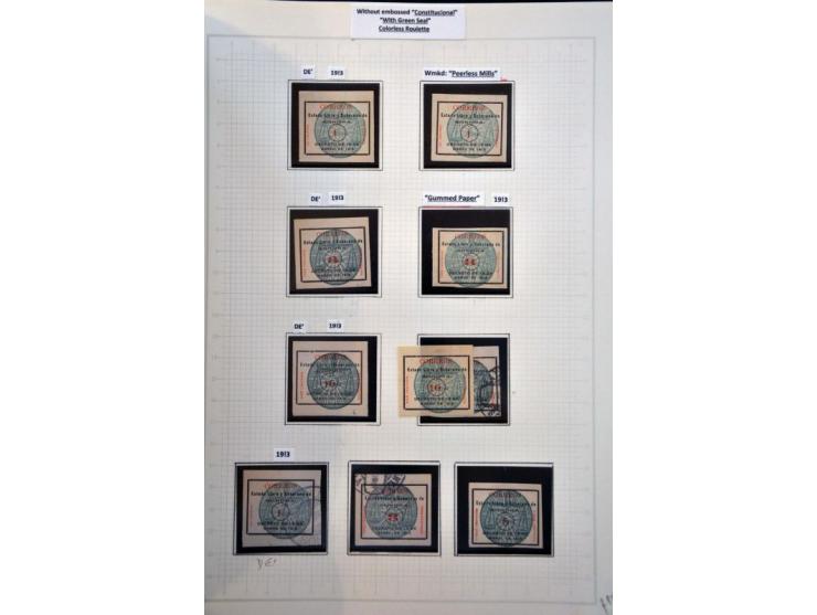 highly specialized collection 1856-1968 collected both used and */** with many better stamps and sets, province overprints, l
