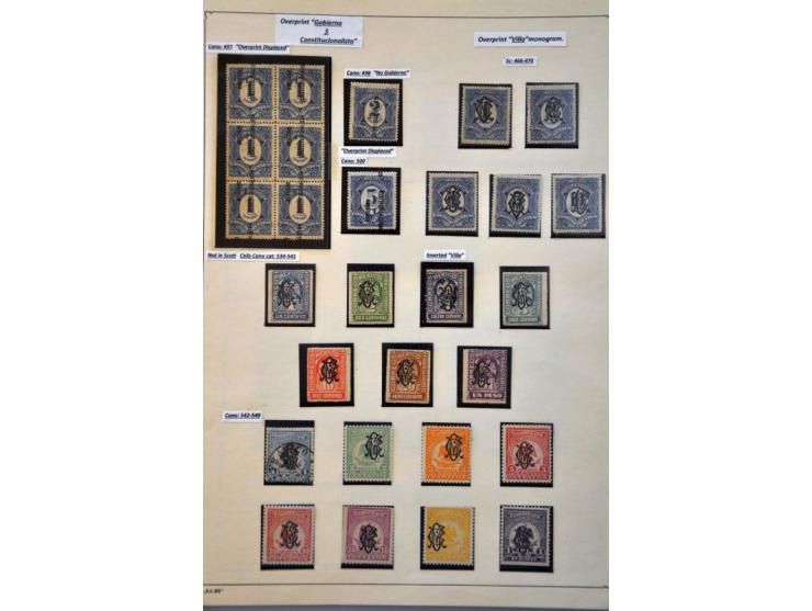 highly specialized collection 1856-1968 collected both used and */** with many better stamps and sets, province overprints, l