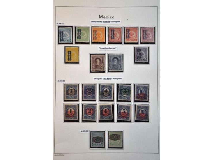 highly specialized collection 1856-1968 collected both used and */** with many better stamps and sets, province overprints, l