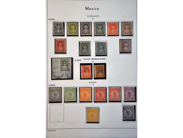 highly specialized collection 1856-1968 collected both used and */** with many better stamps and sets, province overprints, l