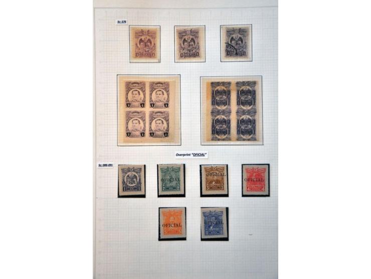 highly specialized collection 1856-1968 collected both used and */** with many better stamps and sets, province overprints, l