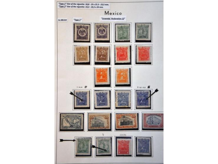 highly specialized collection 1856-1968 collected both used and */** with many better stamps and sets, province overprints, l