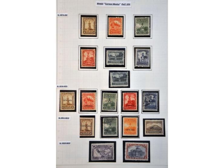 highly specialized collection 1856-1968 collected both used and */** with many better stamps and sets, province overprints, l