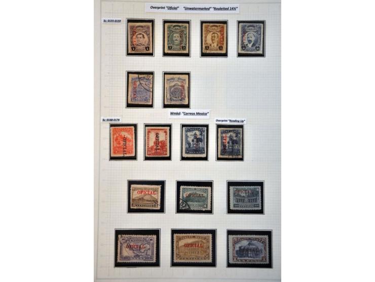 highly specialized collection 1856-1968 collected both used and */** with many better stamps and sets, province overprints, l